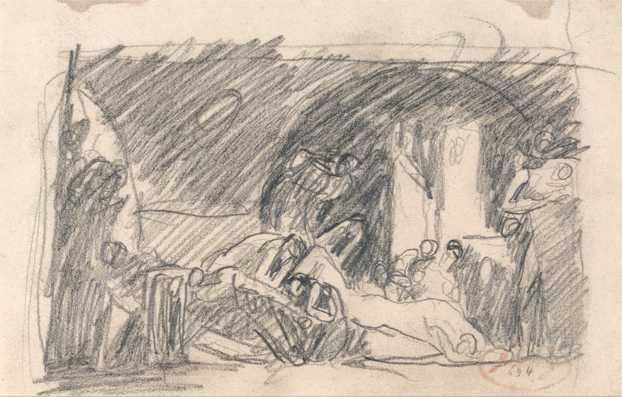 Howard na návštěvě ve vězení od George Romney