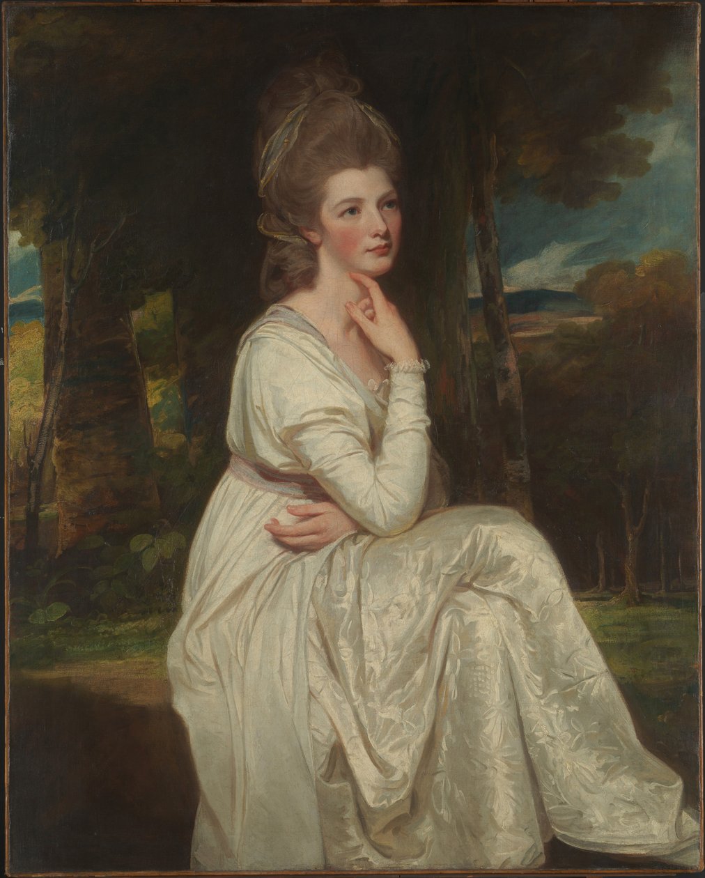 Lady Elizabeth Hamilton (1753-1797), hraběnka z Derby od George Romney