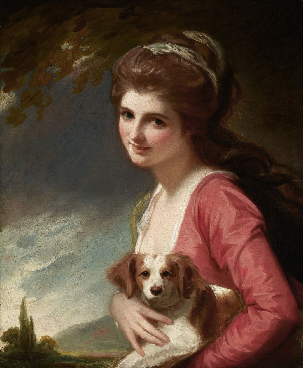 Lady Hamilton jako příroda od George Romney