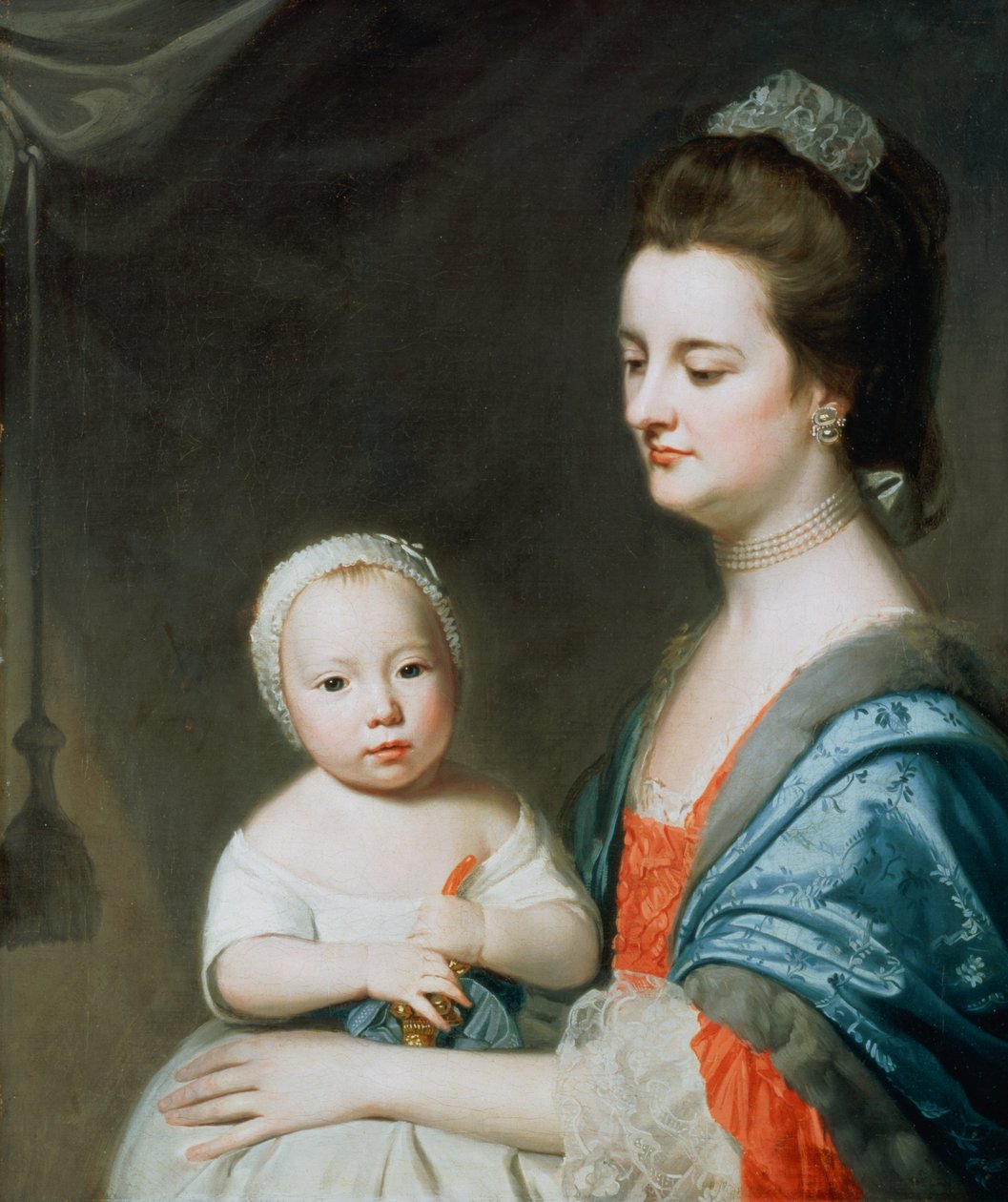 Paní Marton a její syn Oliver od George Romney