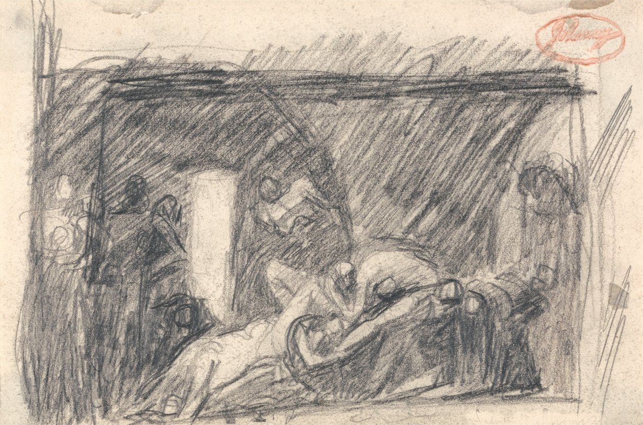 Vězeňská scéna od George Romney