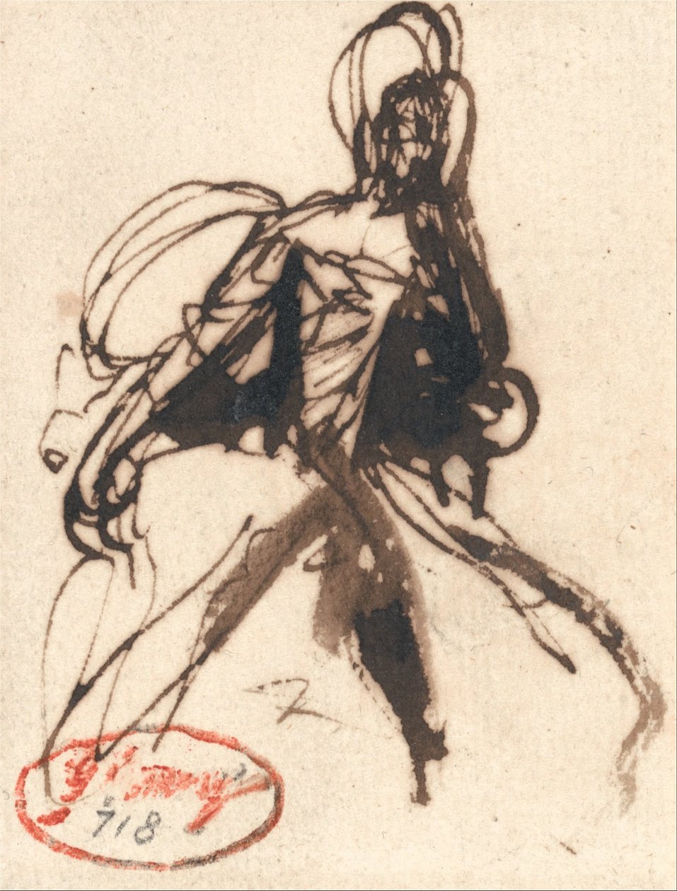 Sedící žena od George Romney