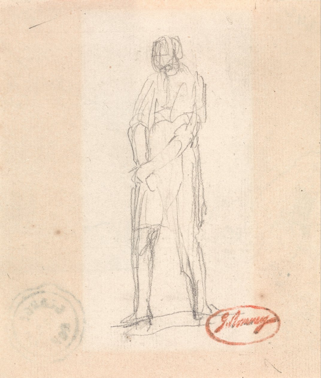 Stojící postava od George Romney