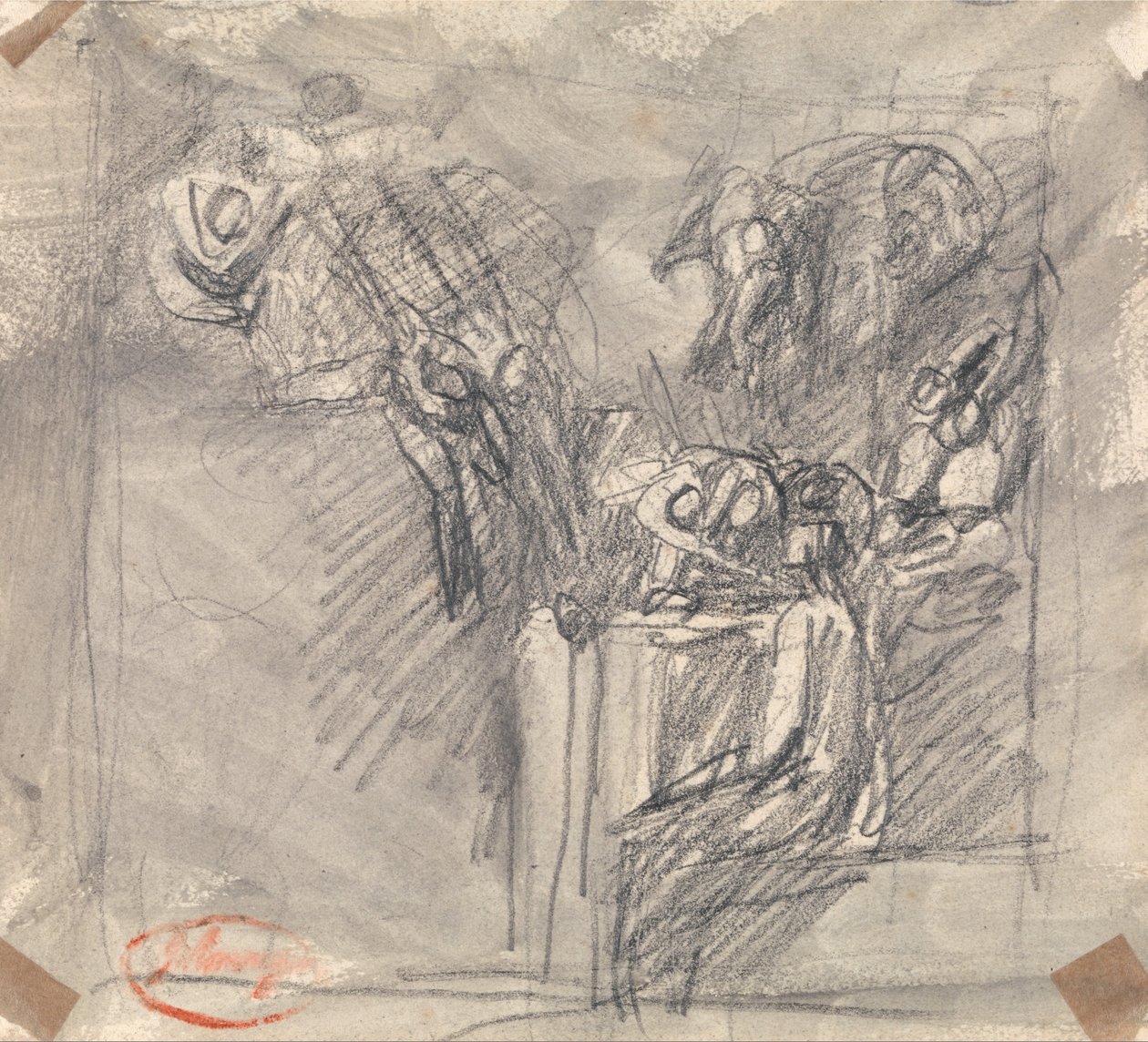 Pokušení Krista od George Romney