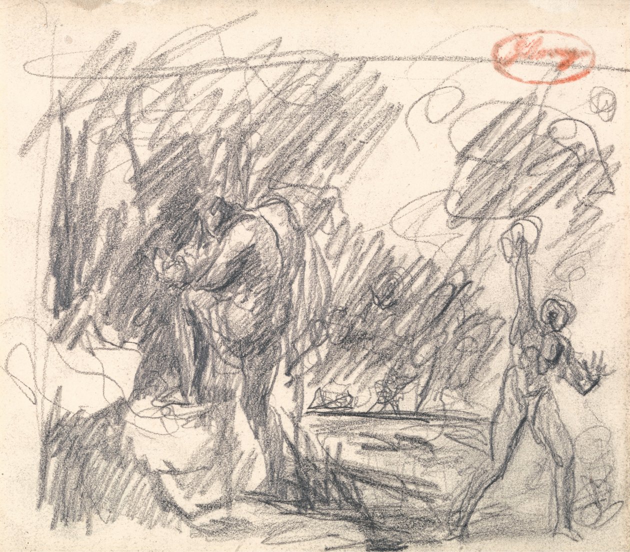 Opuštění a záchrana Perdity od od George Romney