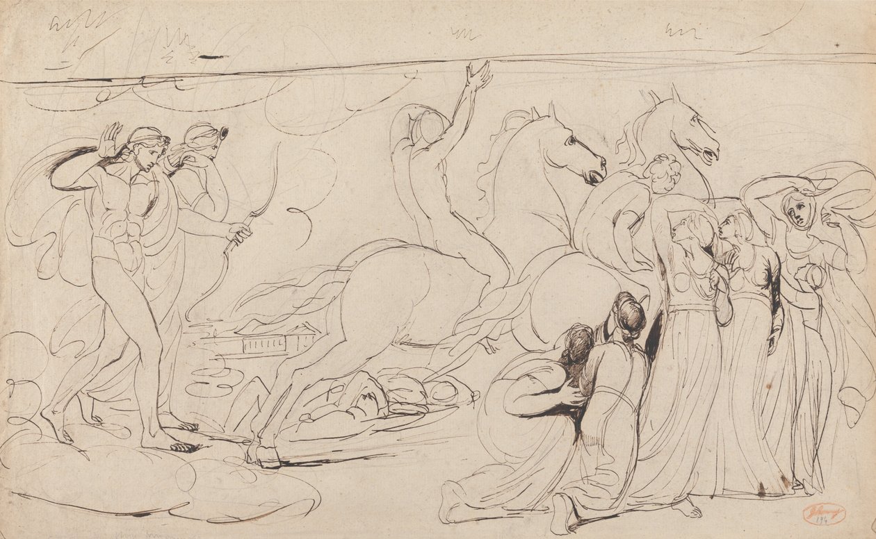 The Destruction of Niobes Children od George Romney
