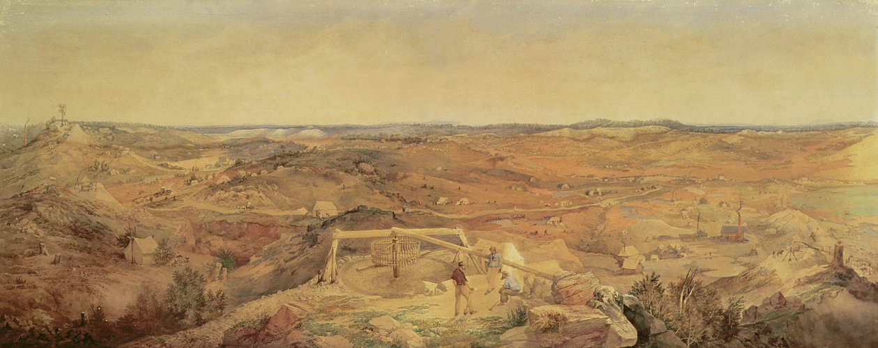 Starý Bendigo, 1857 od George Rowe
