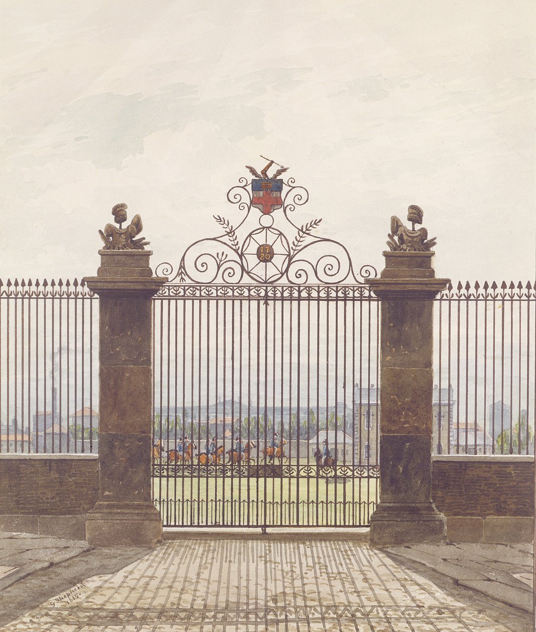 Londýnská scéna, 1815 od George Shepherd