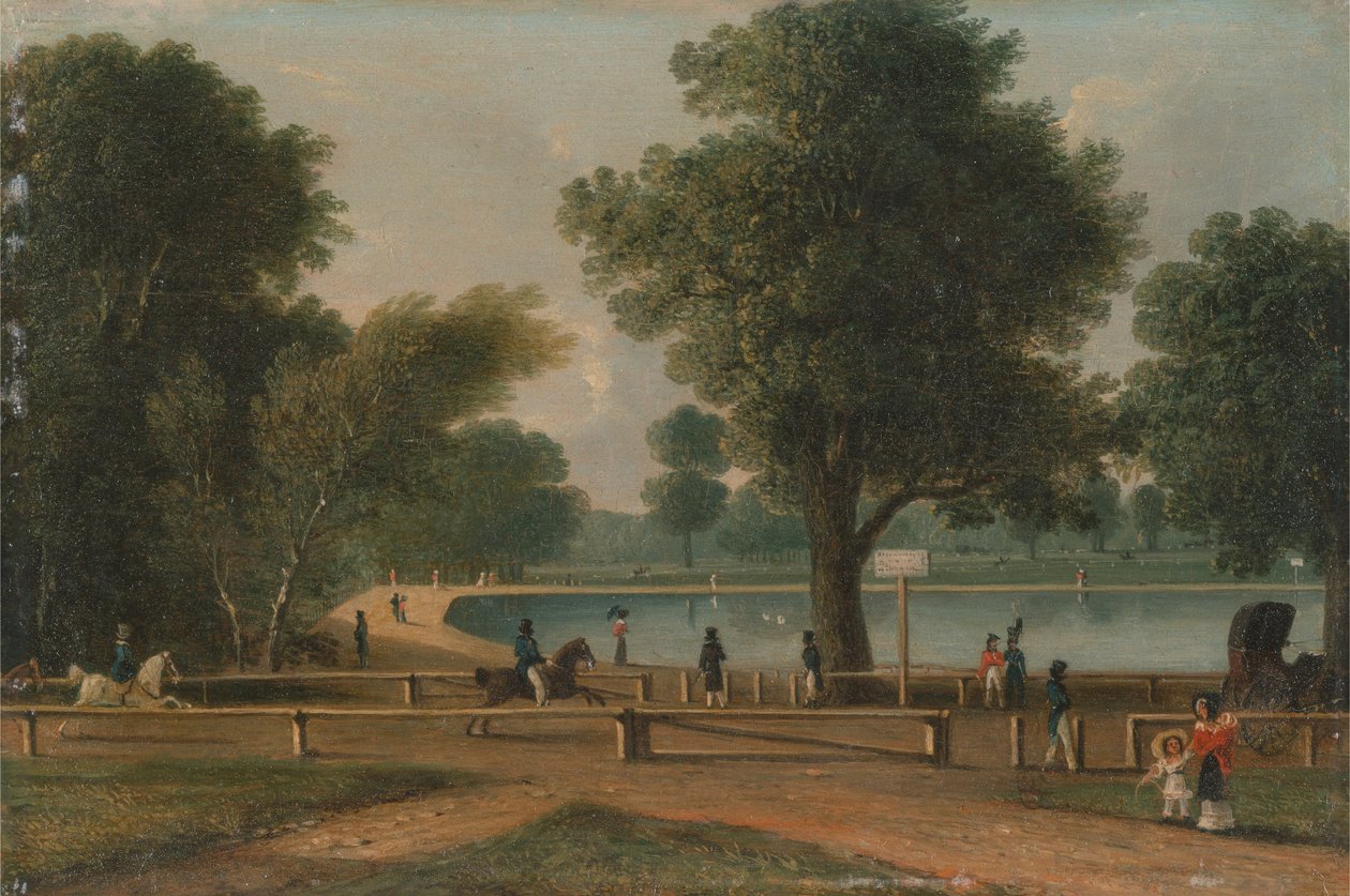 Serpentine, Hyde Park od George Shepherd