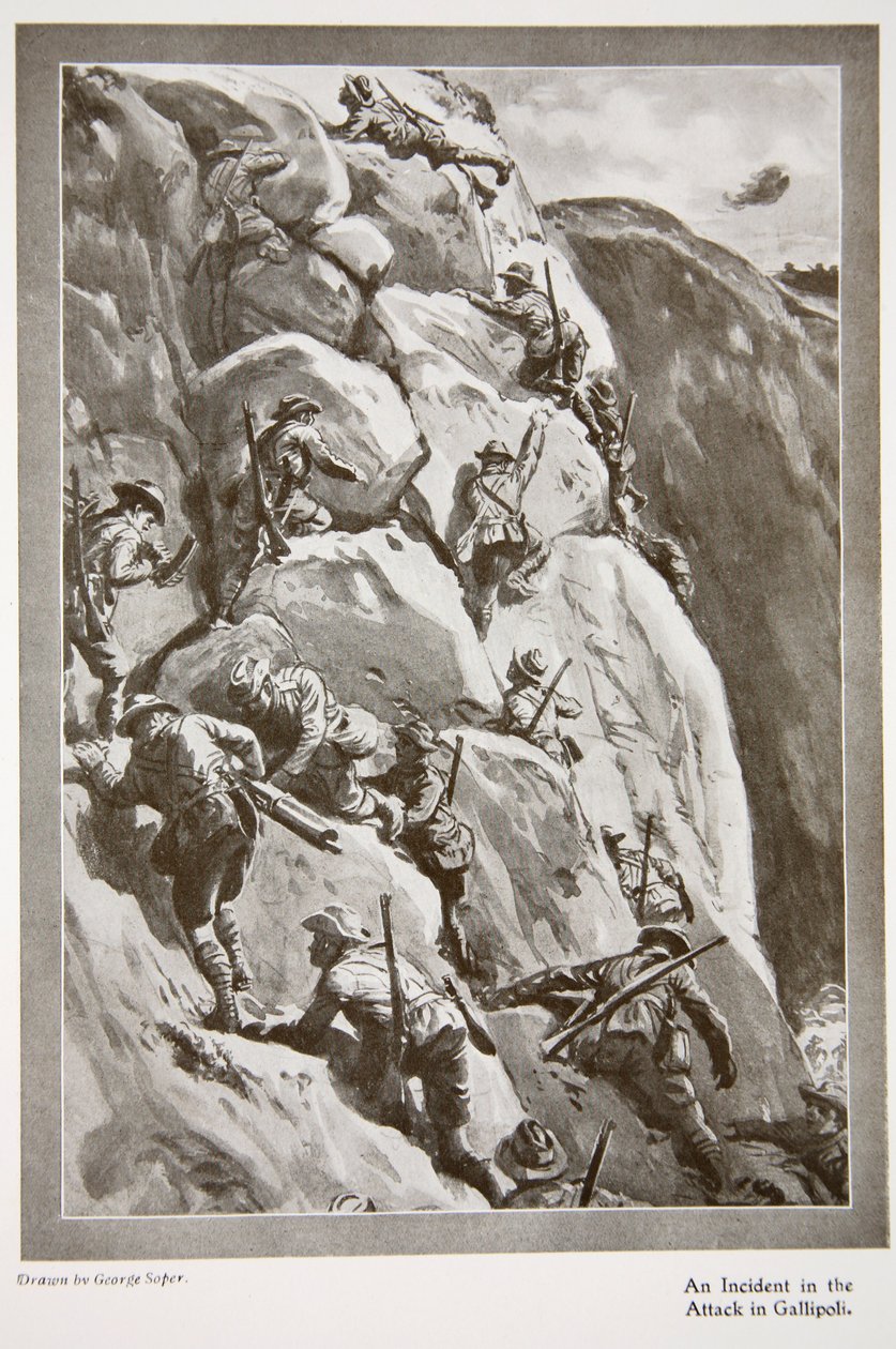 Incident při útoku na Gallipoli z roku 1915: Záznam pozoruhodných úspěchů a událostí, 1915 od George Soper