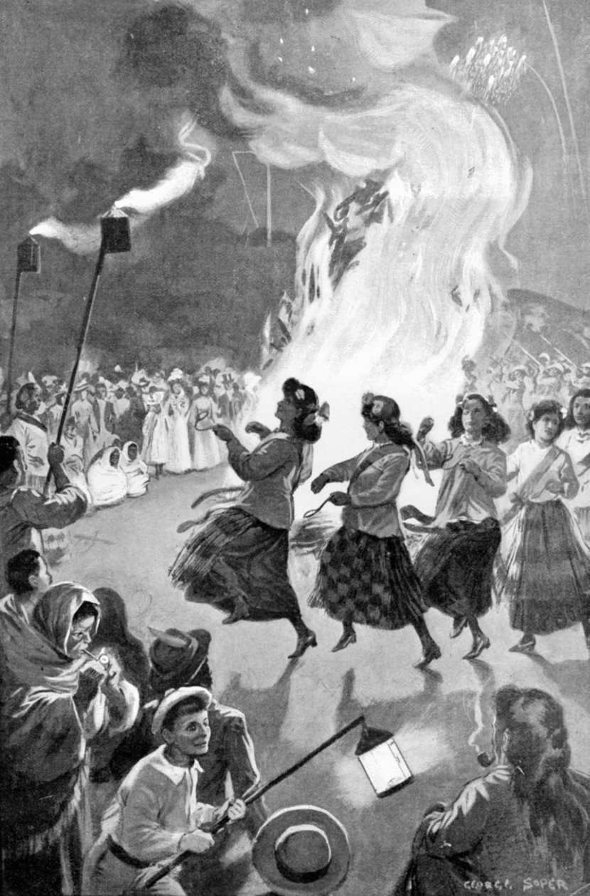 Oslava Dne míru v Rotorua, Nový Zéland, ilustrace z 