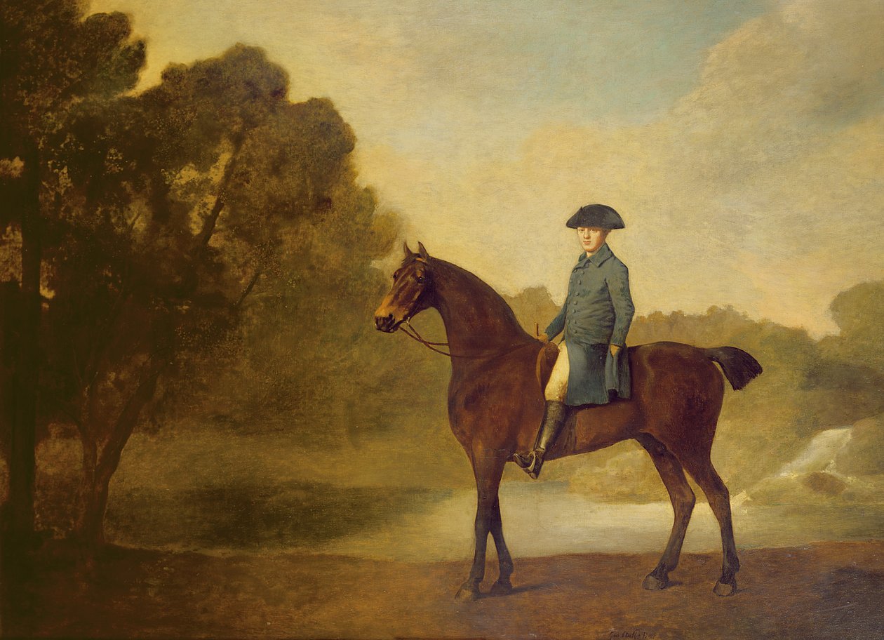 Džentlmen na lovci zátoky, 1771 od George Stubbs
