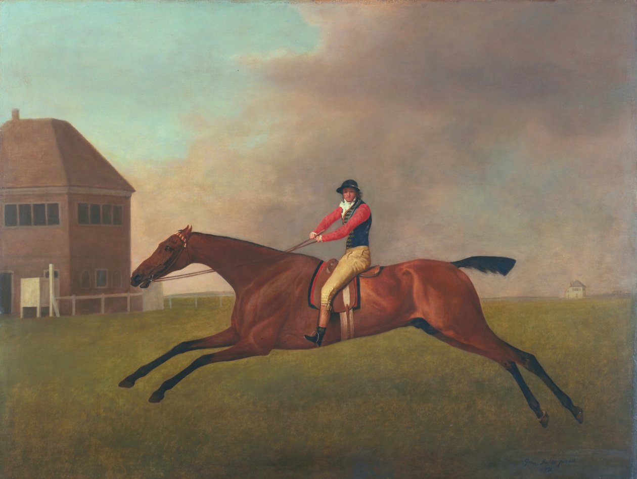 Baronet se Sam Chifney Up, 1791 od George Stubbs