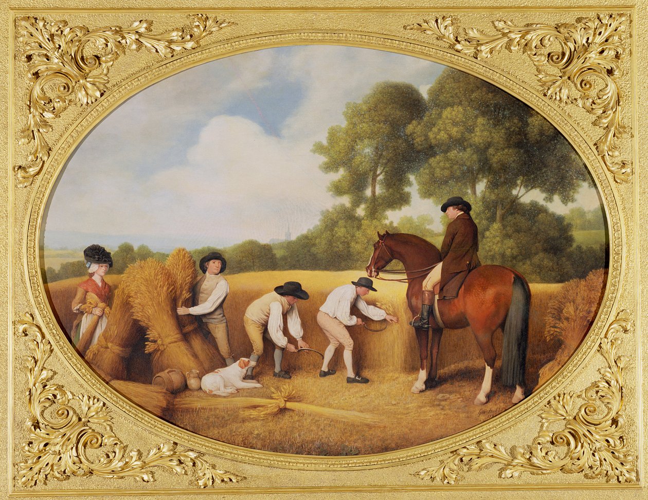 Reapers, 1795 (smalt na sušenkové kamenině Wedgwood) od George Stubbs