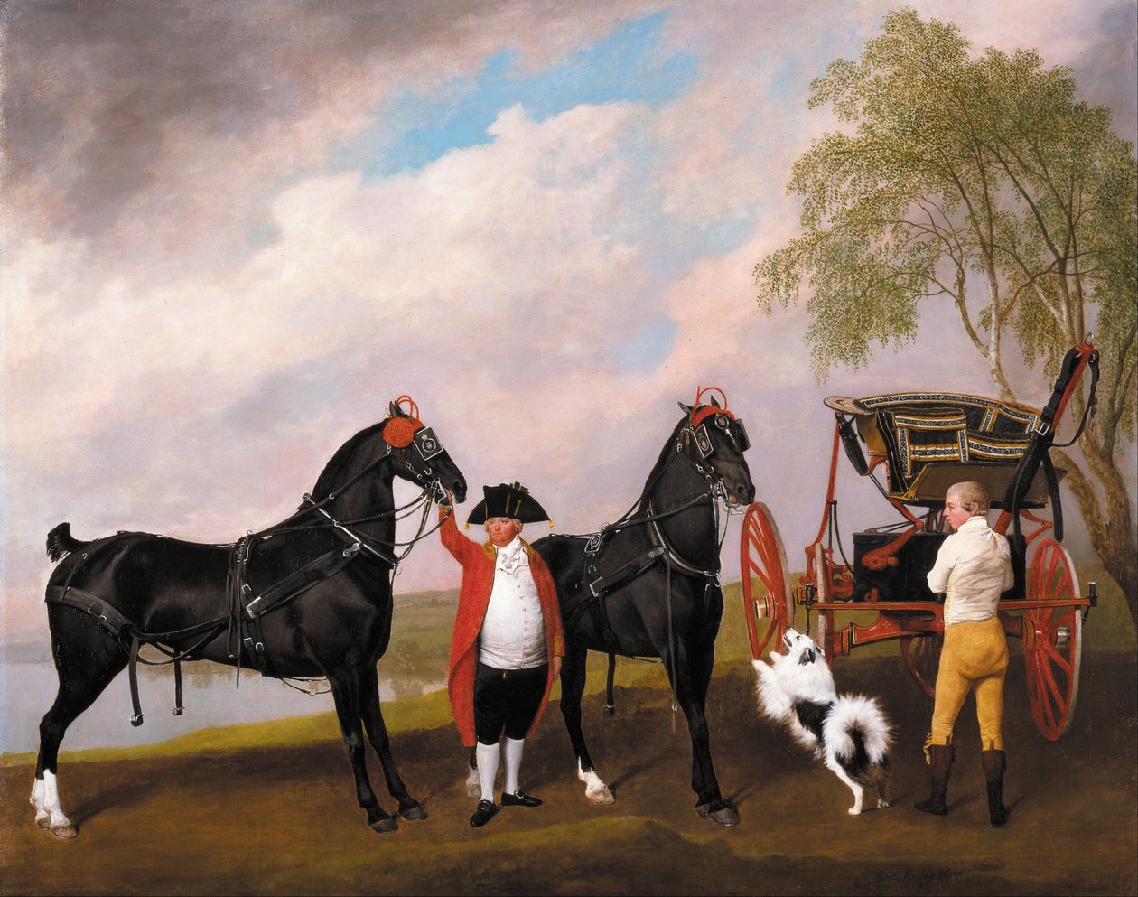 Princ z Walesu Phaeton od George Stubbs