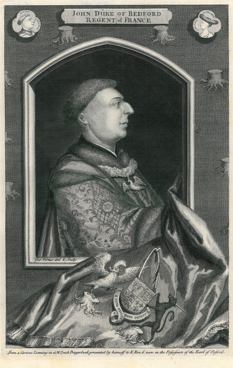 vévoda z Bedfordu od George Vertue