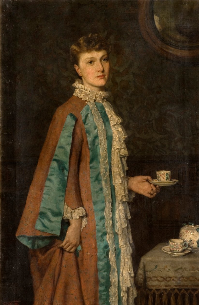 Portrét paní Clary Rowellové, 1884 od George W. Baldry
