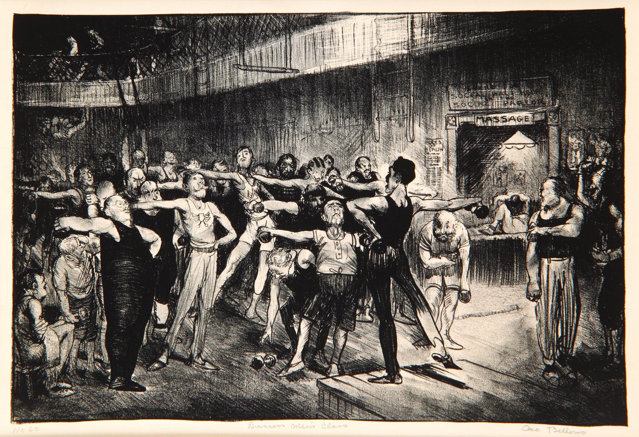 Třída obchodníků, 1916 od George Wesley Bellows