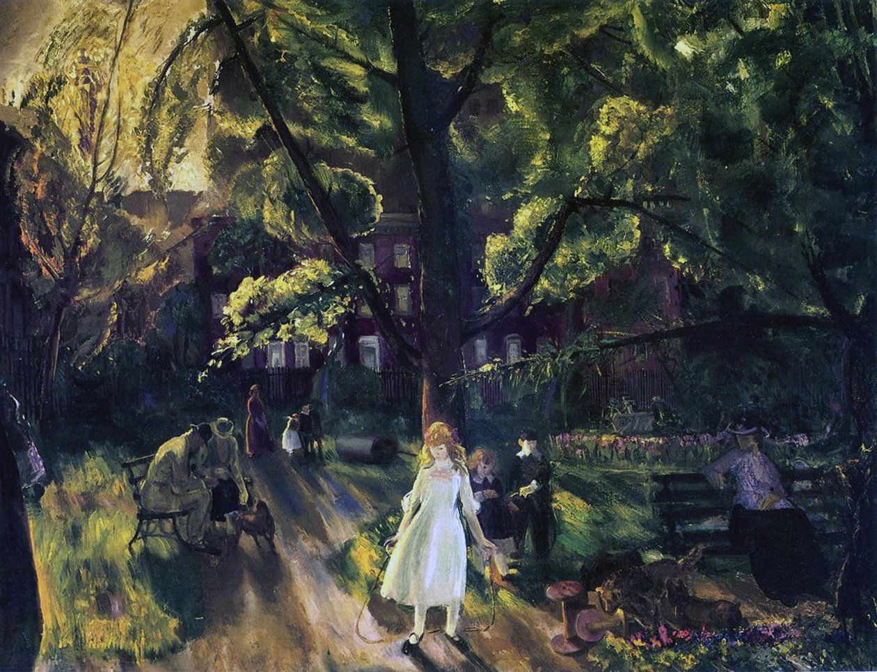 Gramercy Park od George Wesley Bellows