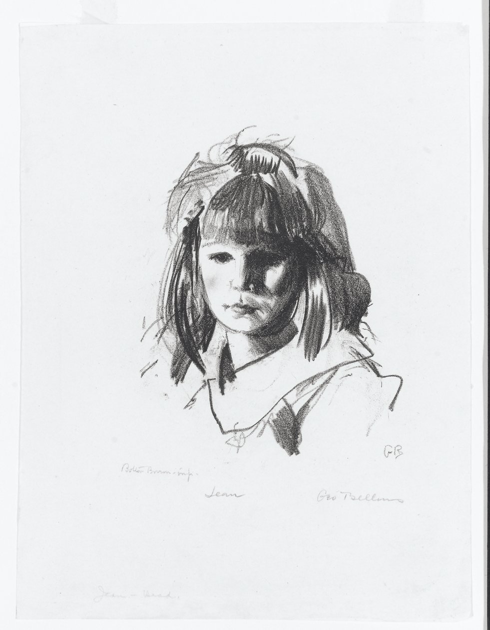 Jean 1921, První kámen, 1921 od George Wesley Bellows