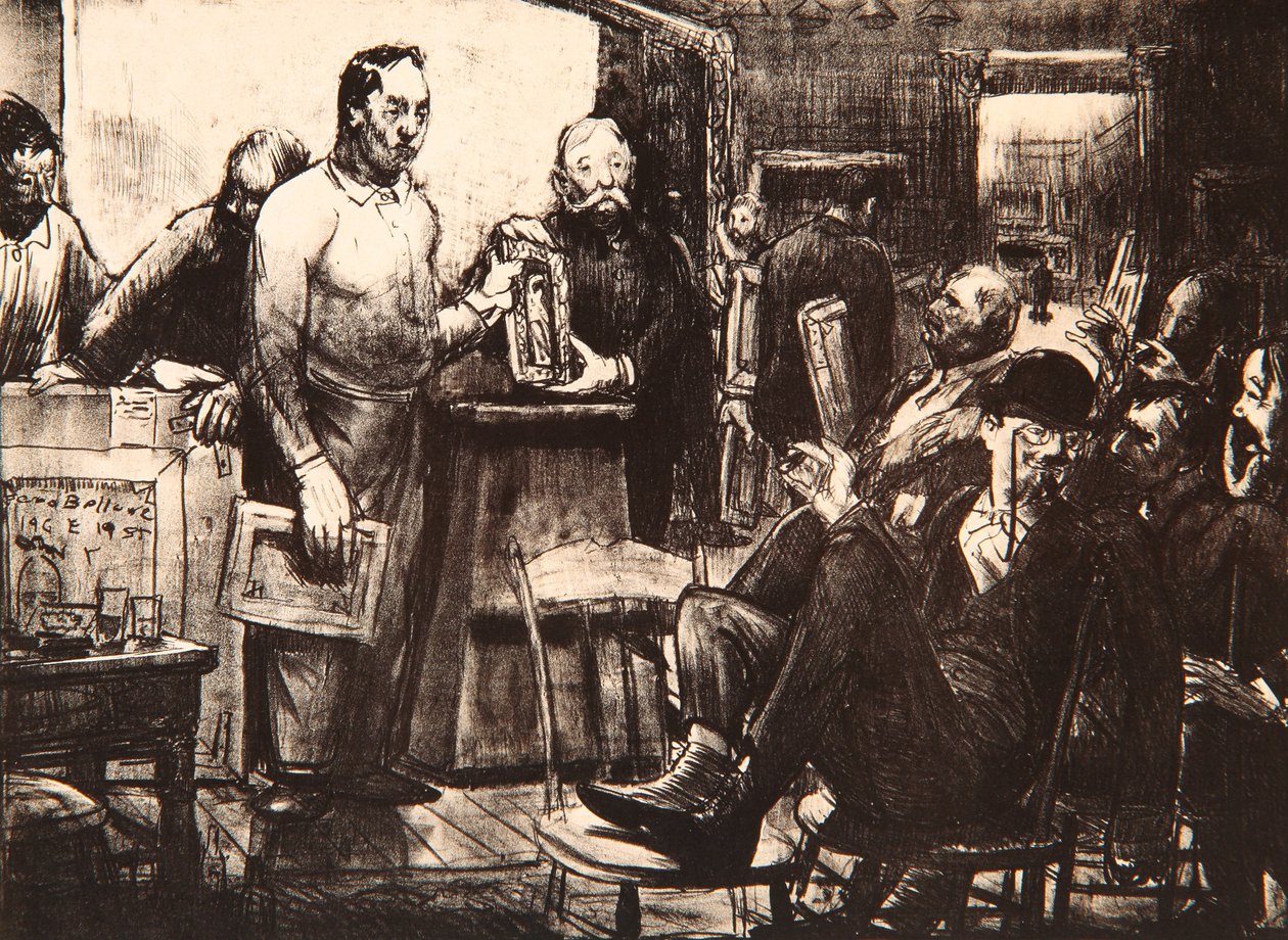 Porota, 1916 od George Wesley Bellows