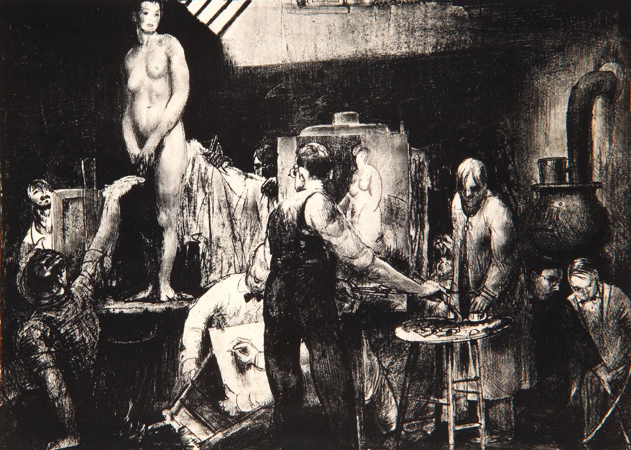 Třída života, 1917 od George Wesley Bellows