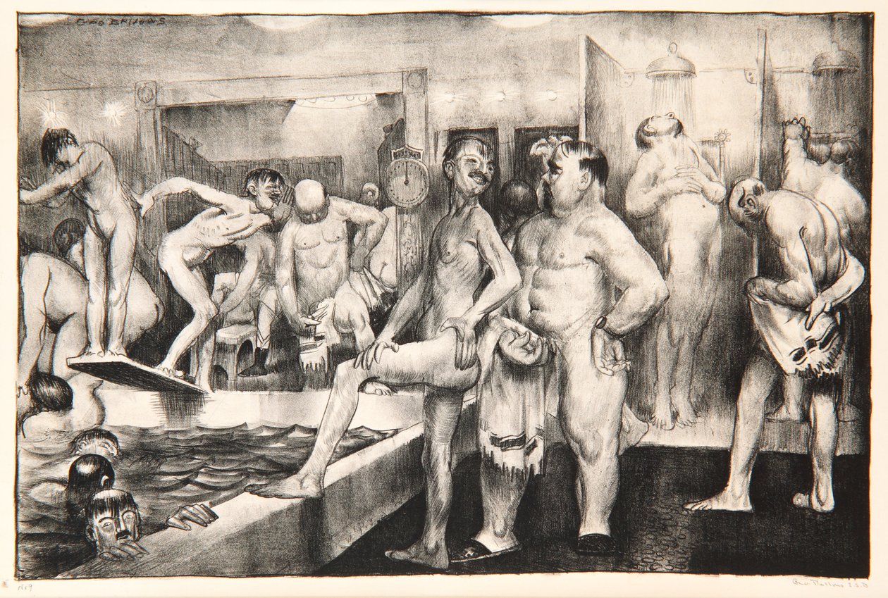 Sprcha, 1917 od George Wesley Bellows