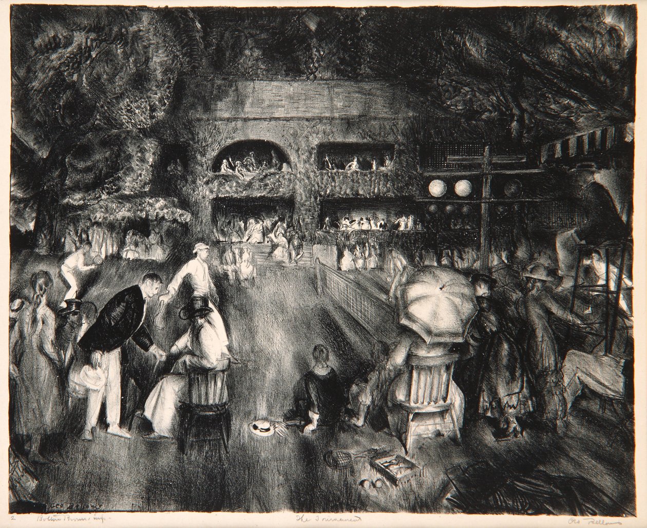 Turnaj, 1920 od George Wesley Bellows