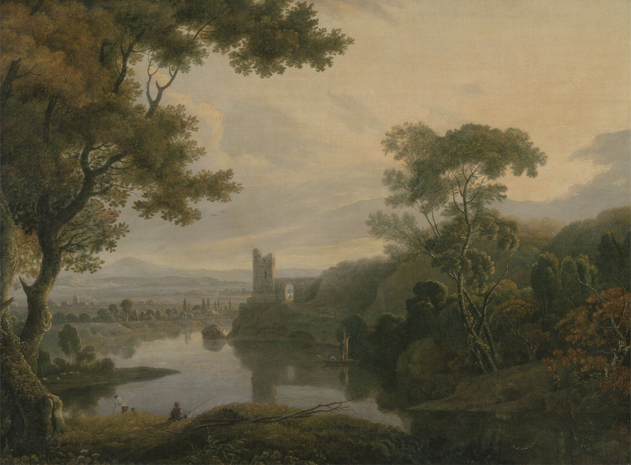Říční krajina, 1773 od George the Elder Barret