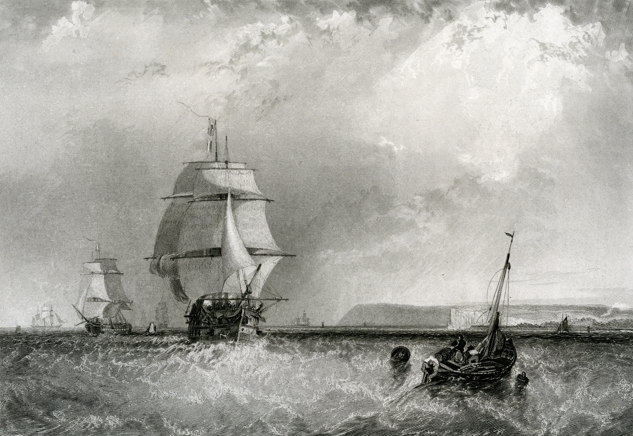 The North Foreland, vyryl R. Brandard, 1834 od George the Elder Chambers