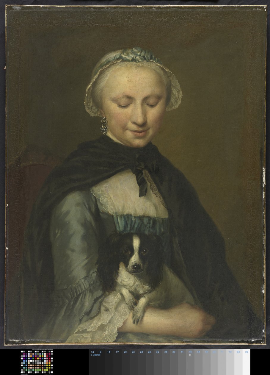 Antoinette Metayer (1732-88). Nejstarší sestra Louise Metayera od George van der Mijn