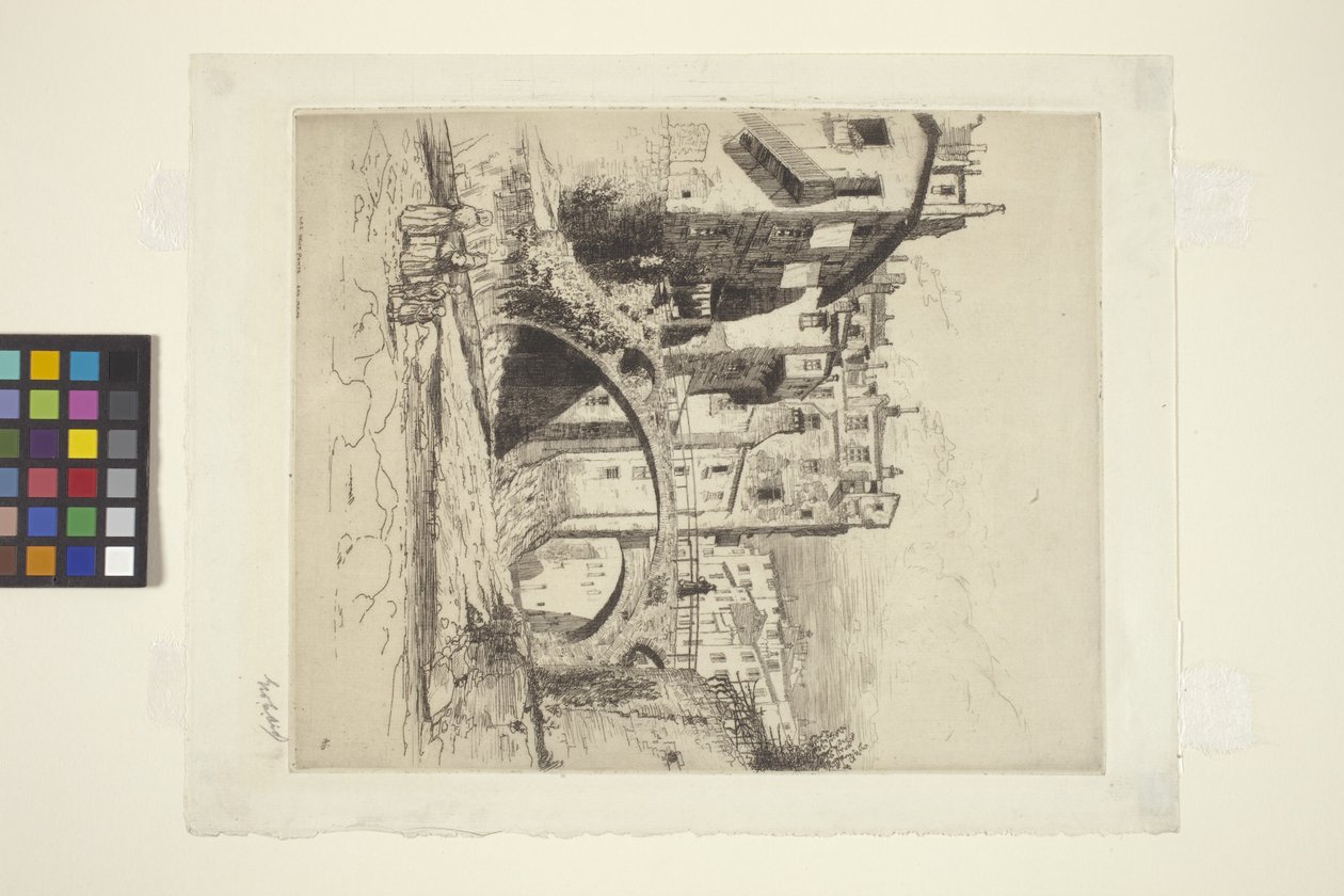 Dva mosty, San Remo (inkoust) od George Charles Aid
