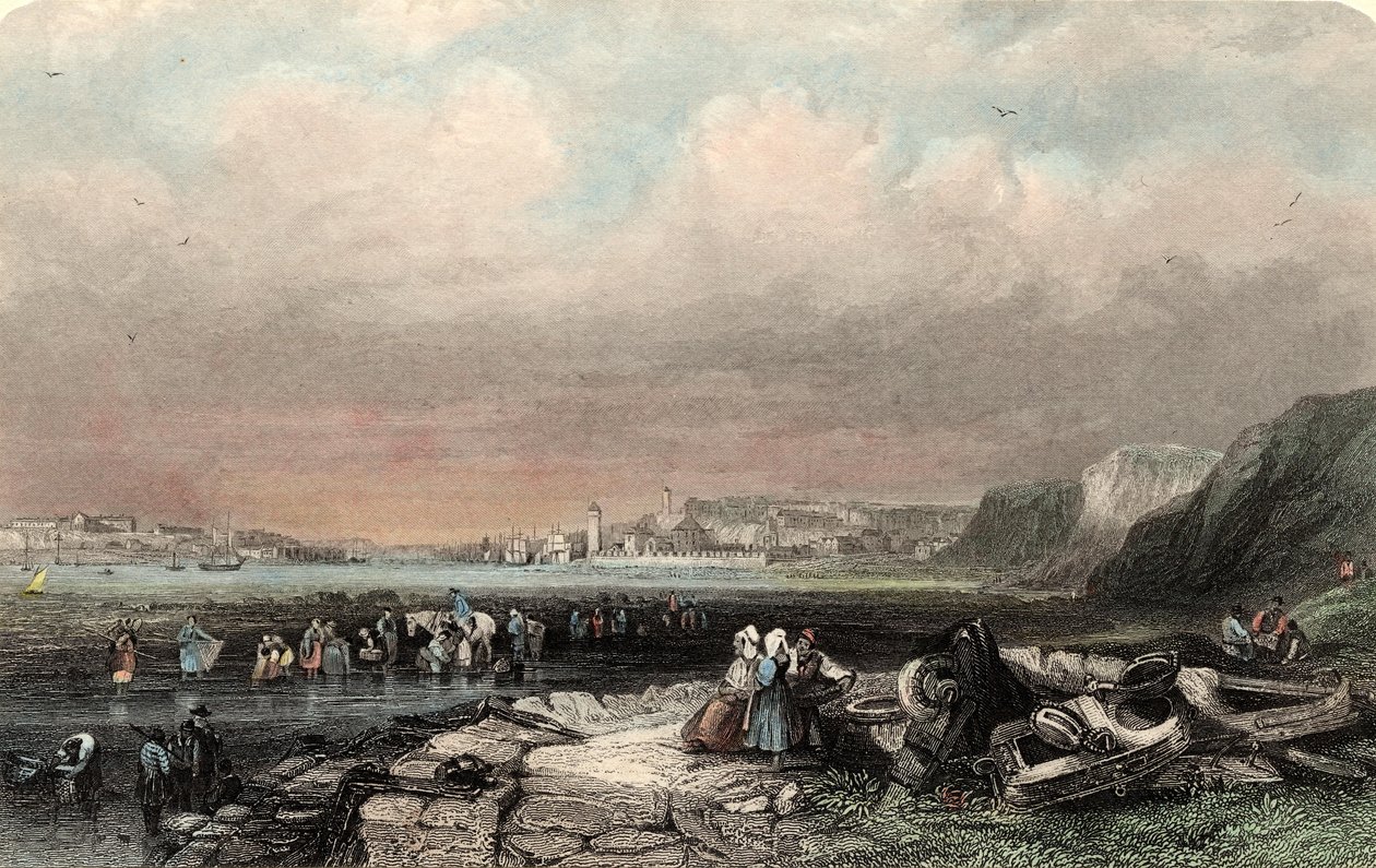 Vstup do Shields Harbour, vyryto W. Findenem od George (after) Balmer