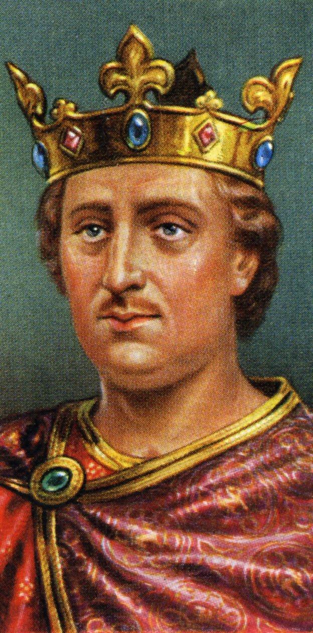Král Jindřich II, hráčská karta (tisk) od George (after) Vertue