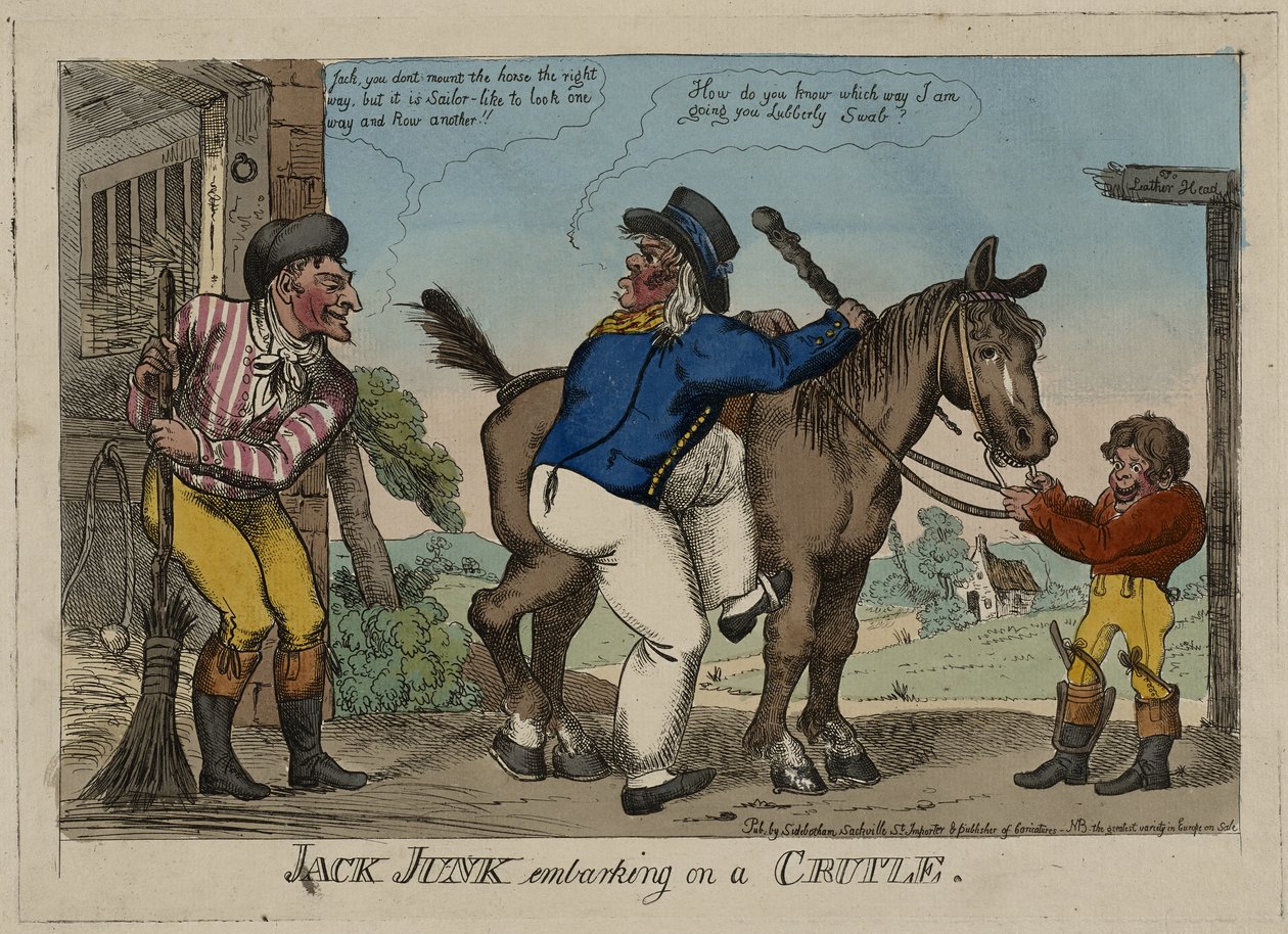 JACK JUNK Vyrážíme na PLAVBU od George (attr. to) Cruikshank