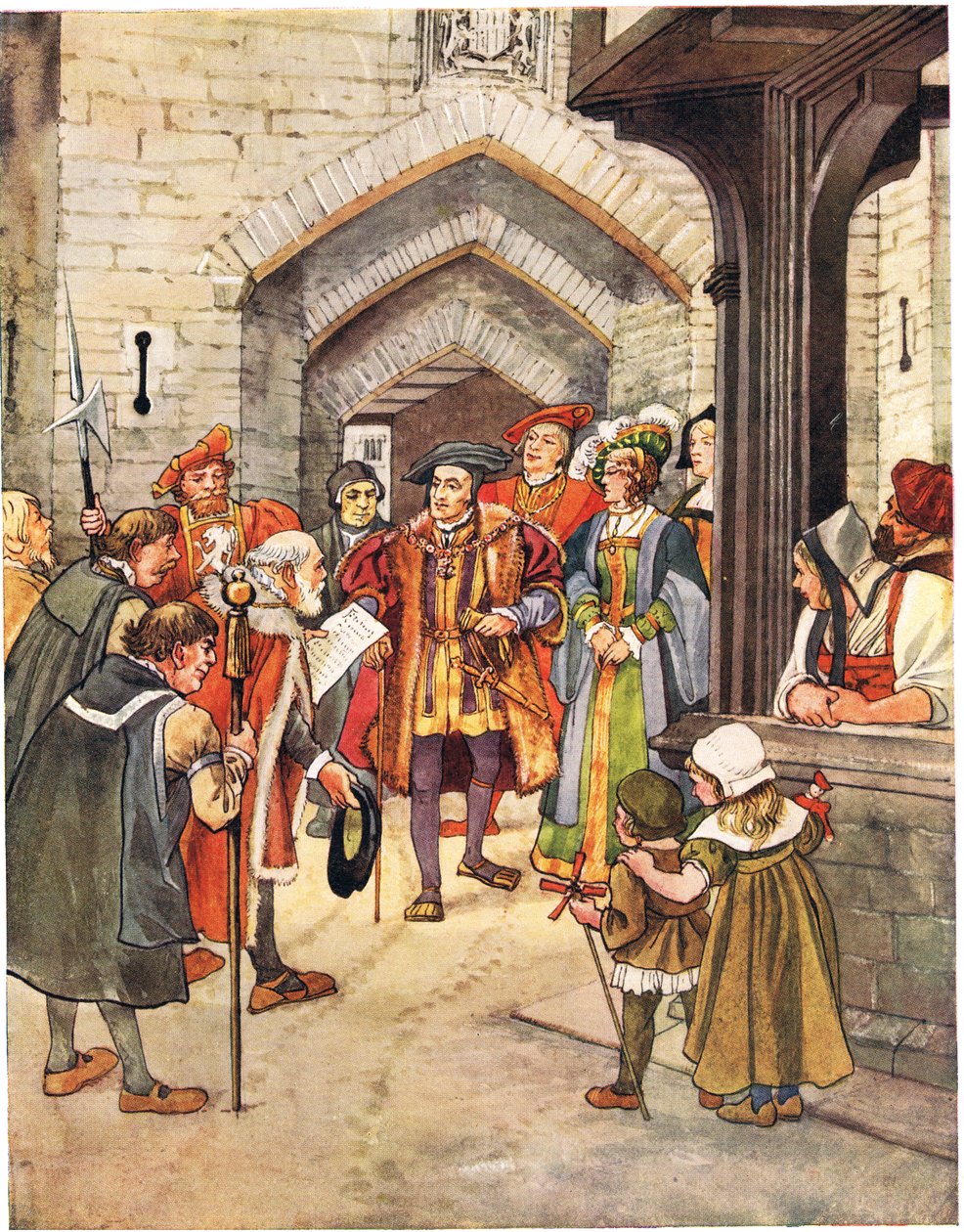 Jsem vévoda z Norfolku, ilustrace z 