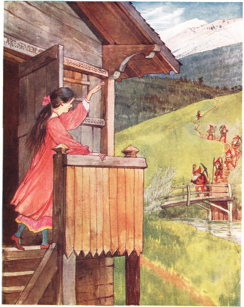 Sněhurka, ilustrace z 