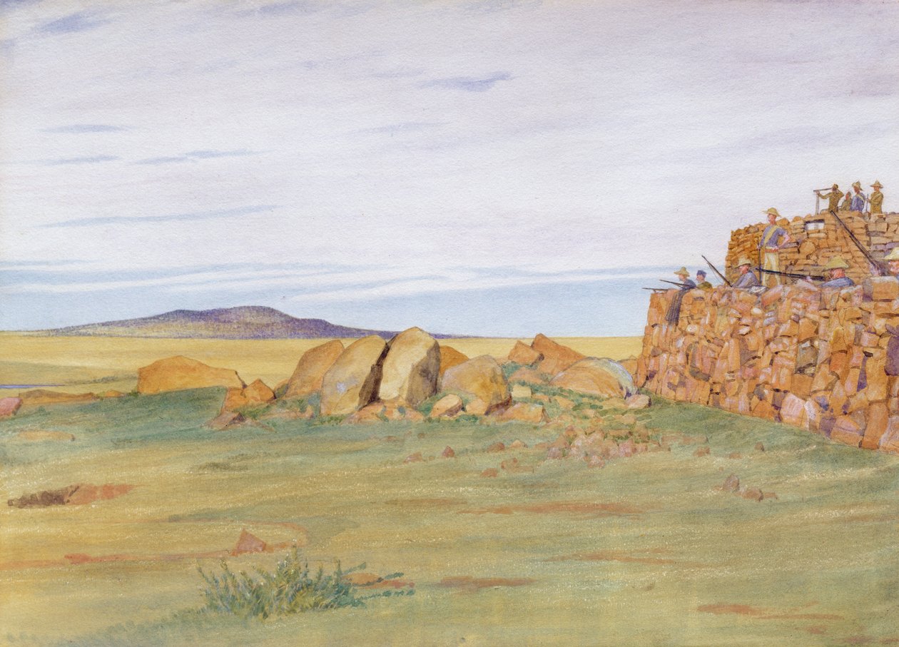 Vojáci bránící Rhenoster Kop v búrské válce od George, 9th Earl of Carlisle Howard
