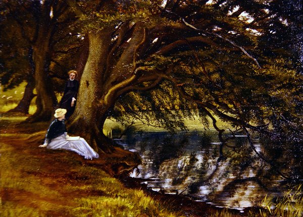 The Hanging Beech (olej na palubě) od George 9th Earl of Carlisle Howard