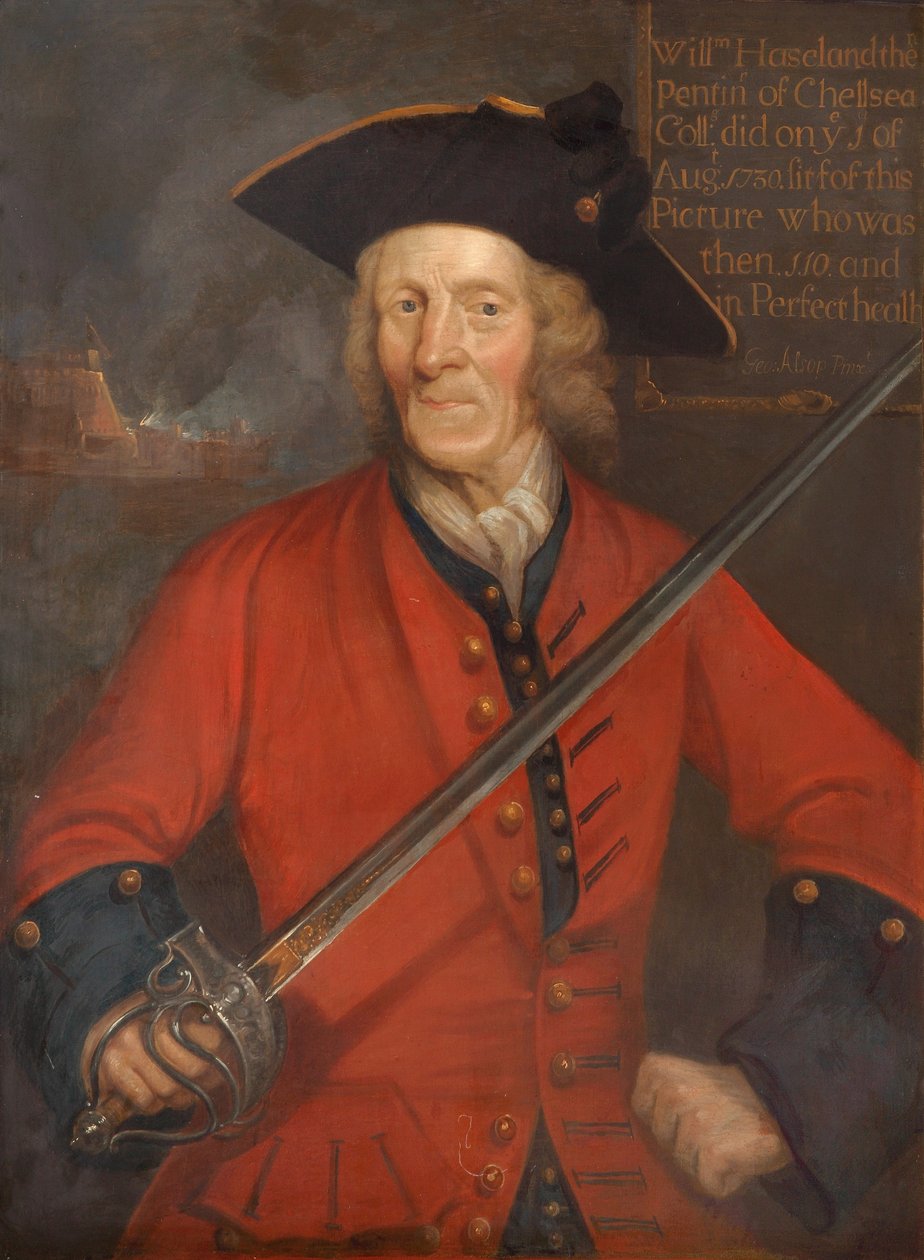 V důchodci William Hiseland, 1730 od George Allsop