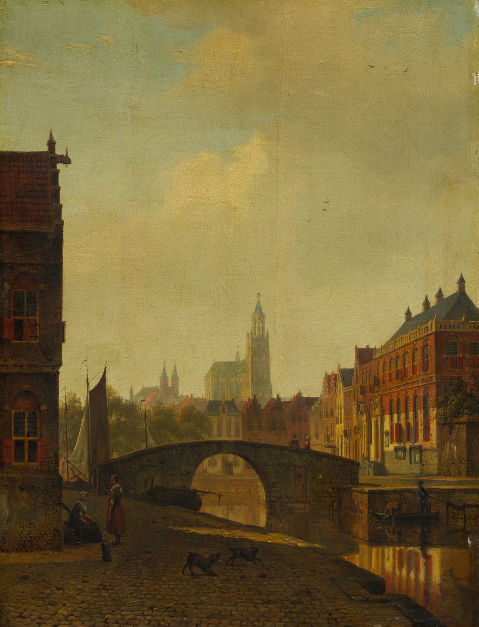 Imaginární pohled na Arnhem od George Andries Roth
