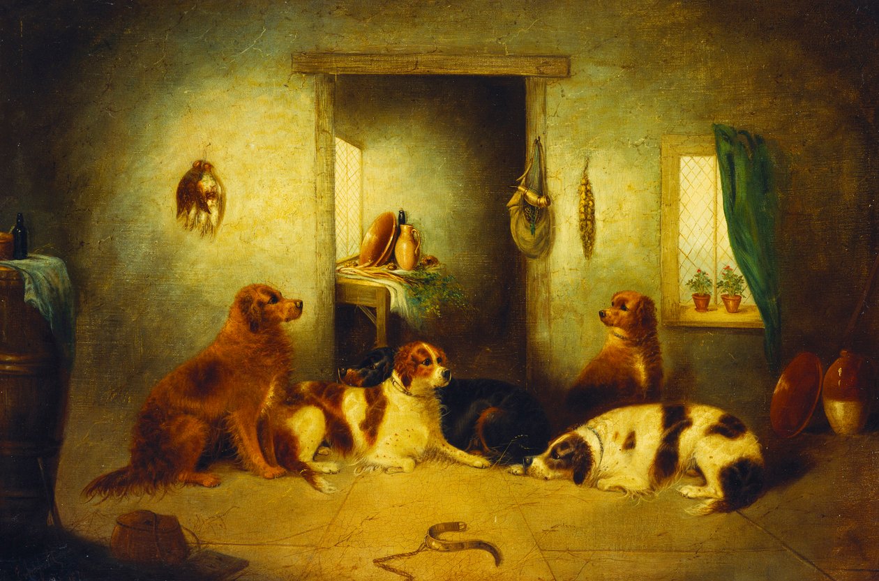 Čekání na mistra, 1870 od George Armfield
