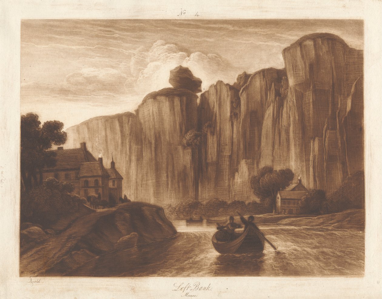 Levý břeh, Meuse od George Arnald
