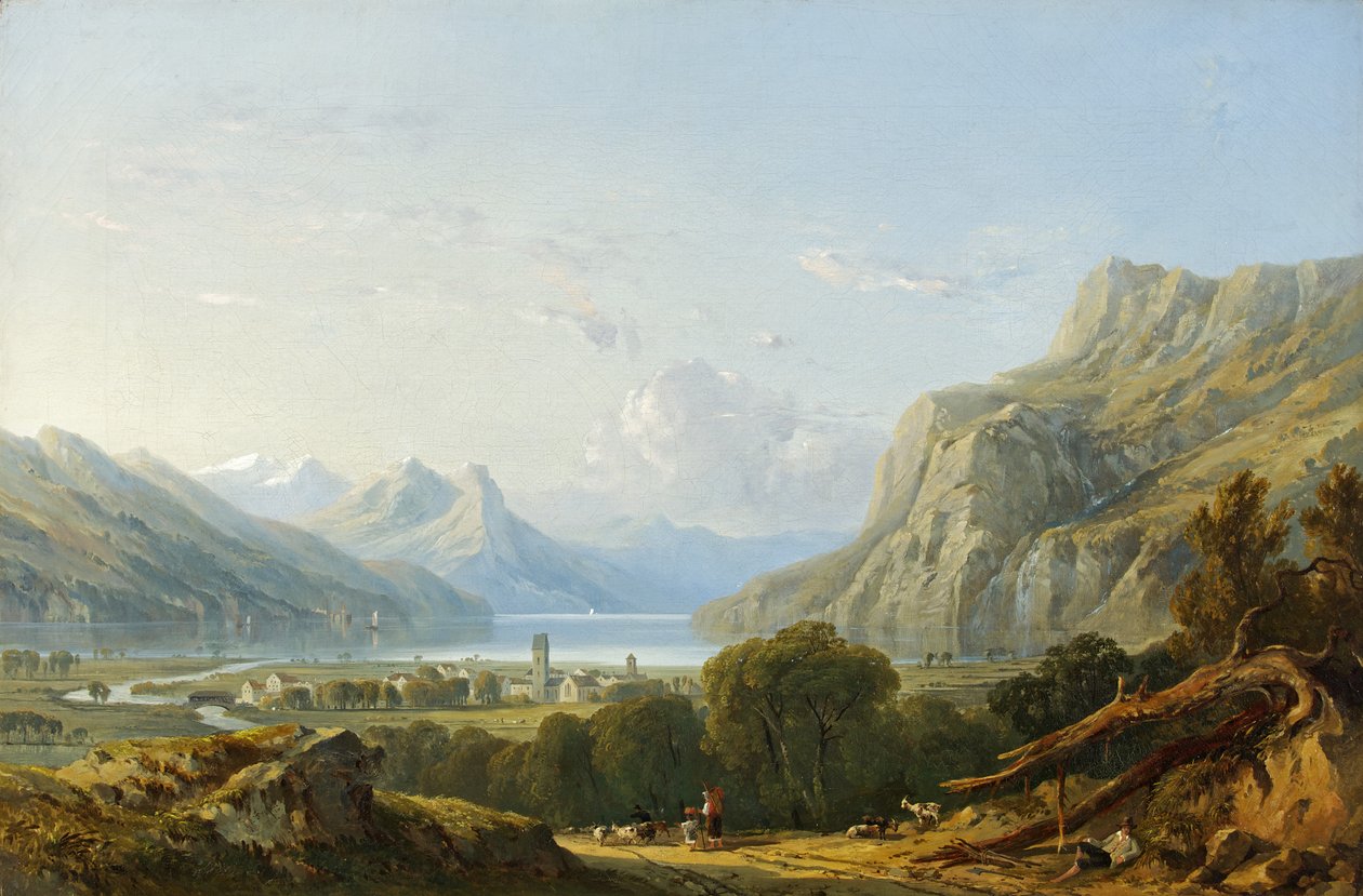 Jezero Wallenstadt od George Arthur Fripp