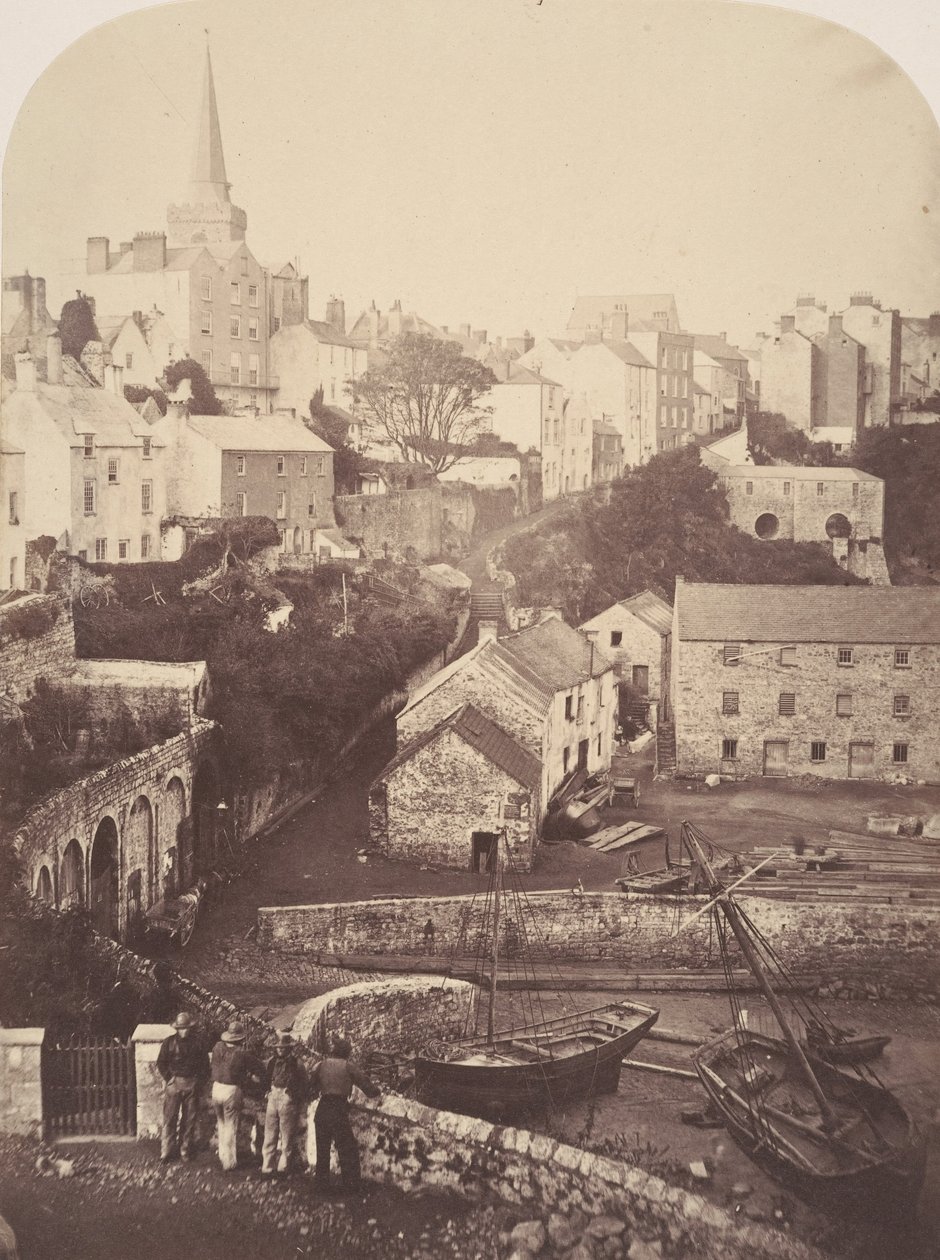 Část Tenby Town and Harbour, 1853. od George B. Stokes