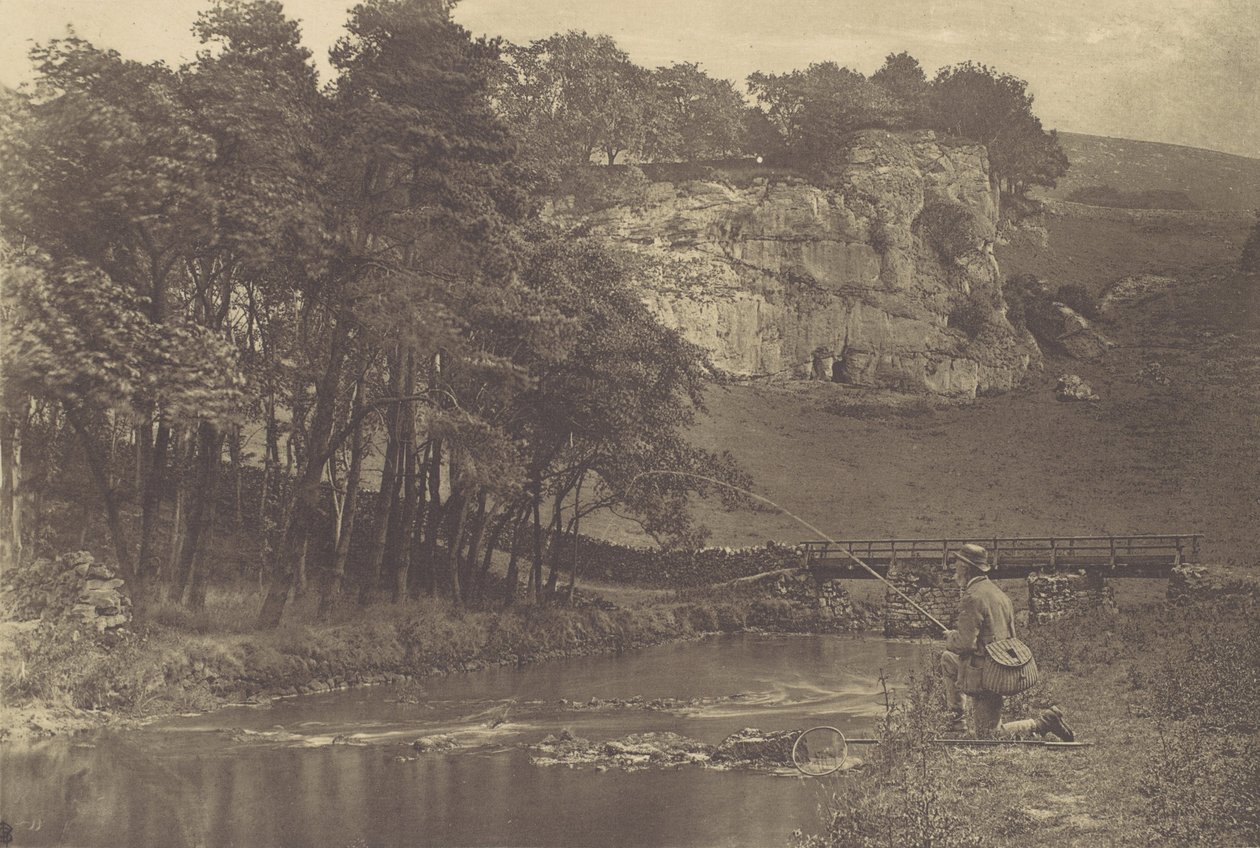 [Deska z Izaaka Waltona The Compleat Angler], 80. léta 19. století, tištěno 1888., 80. léta 19. století, tištěno 1888. od George Bankart