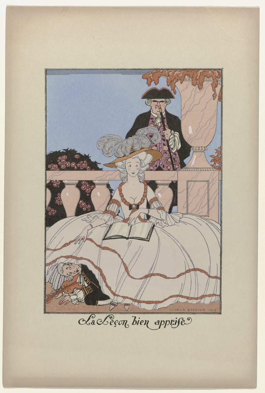 Věnec měsíců, 1919: Lekce dobře naučená od George Barbier