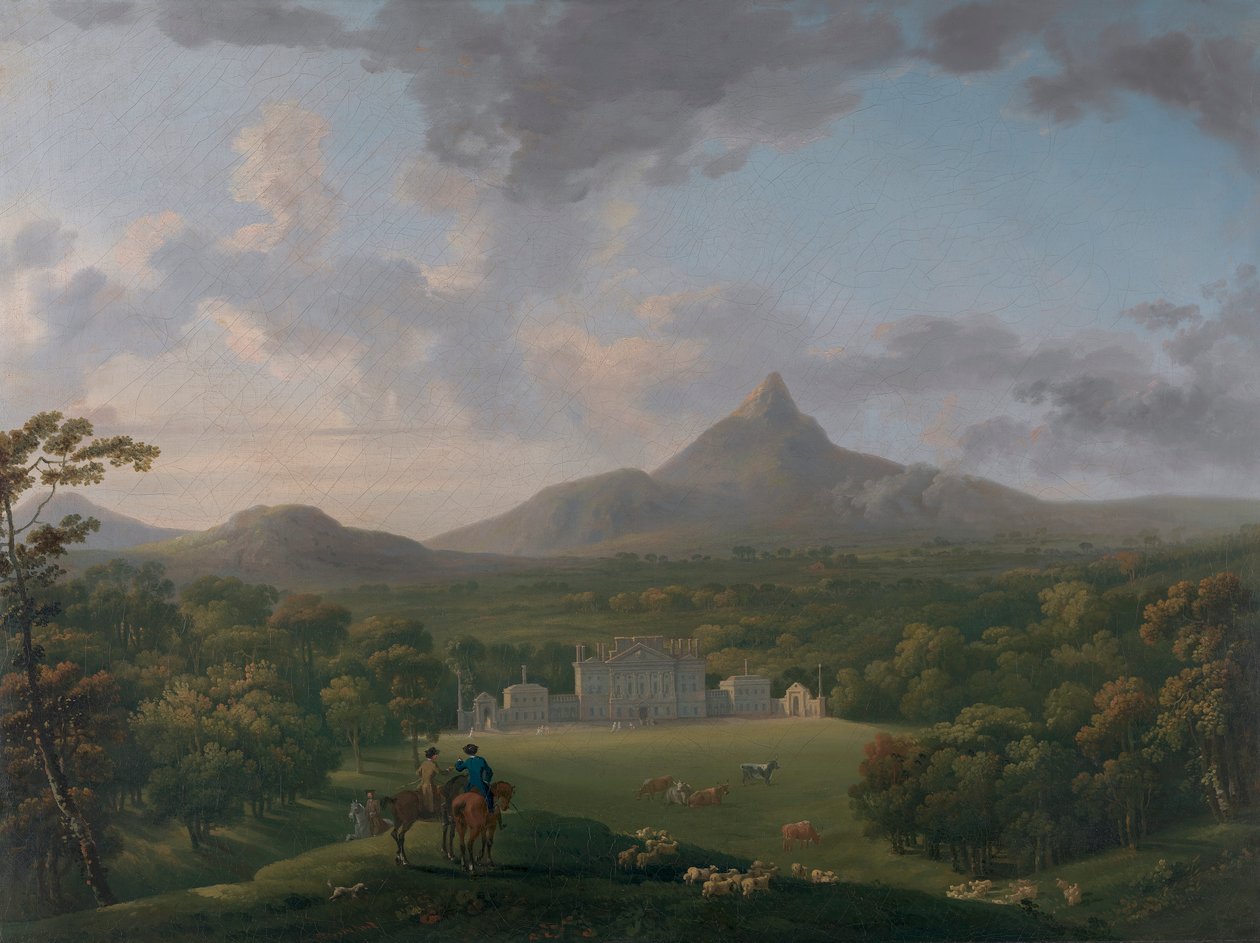 Powerscourt, hrabství Wicklow, Irsko od George Barret