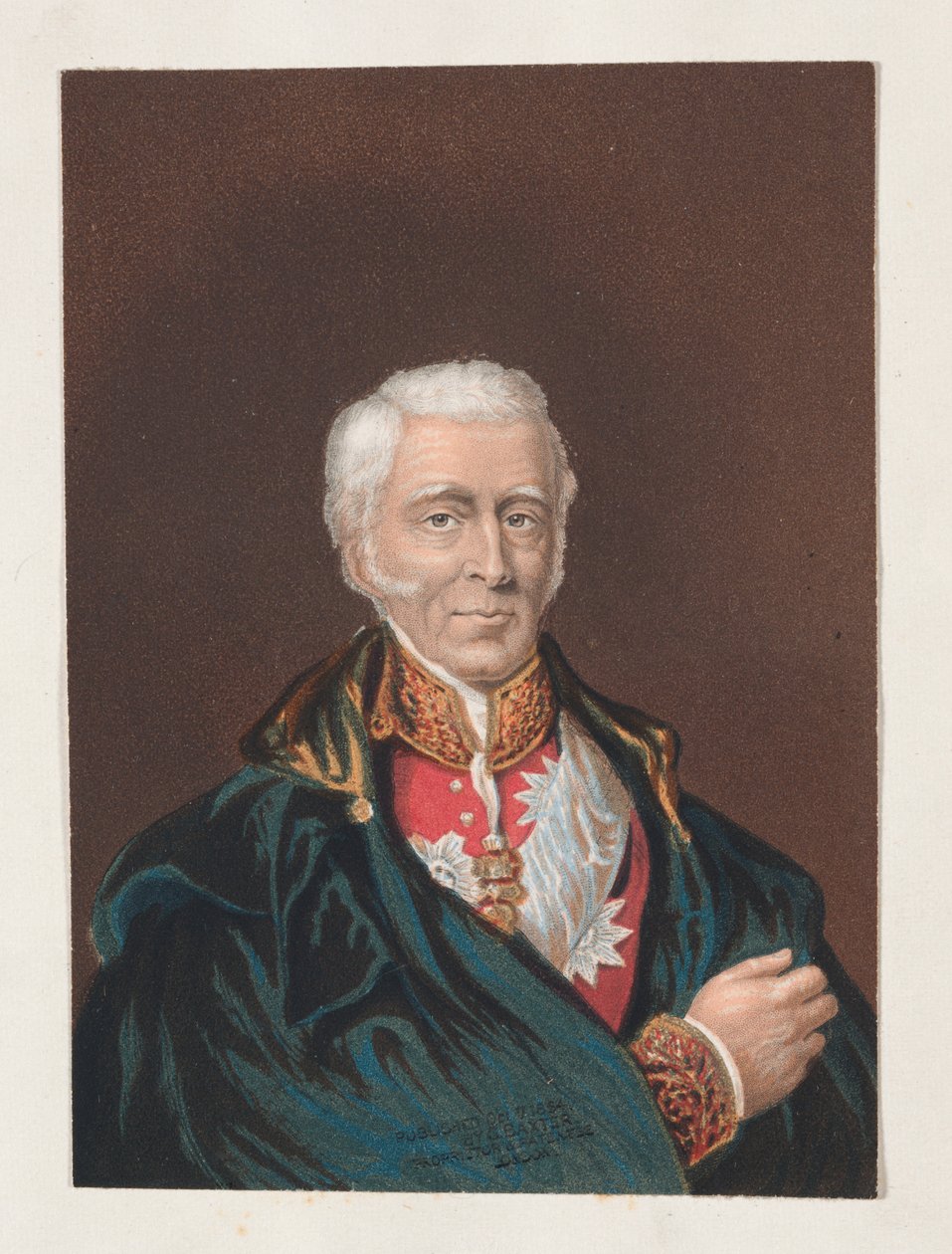 Arthur Wellesley, vévoda z Wellingtonu od George Baxter