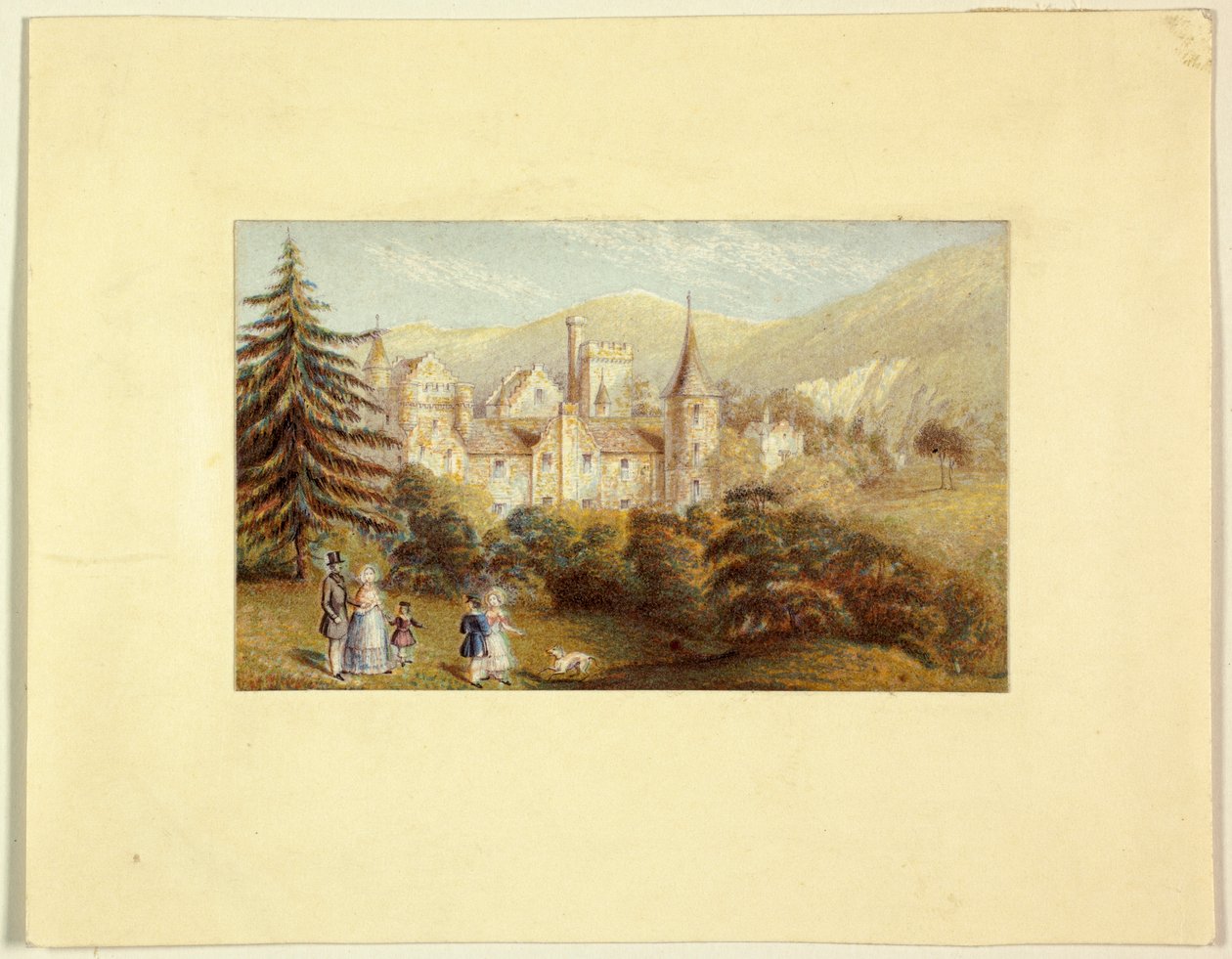 Hrad Balmoral od George Baxter